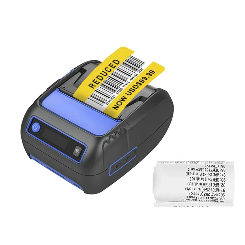 Handheld Portable Bt Thermal Printer Support Ios Android System